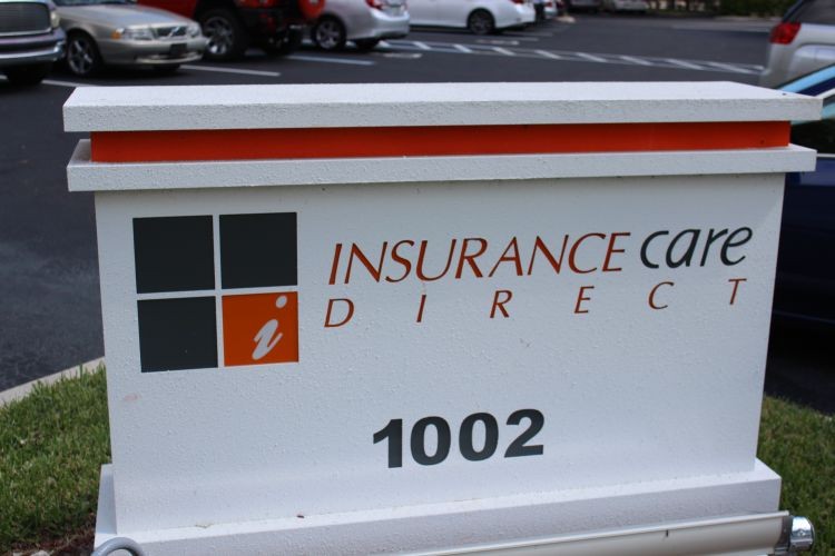 Insurance Care Direct - Interior Lit Monument Sign